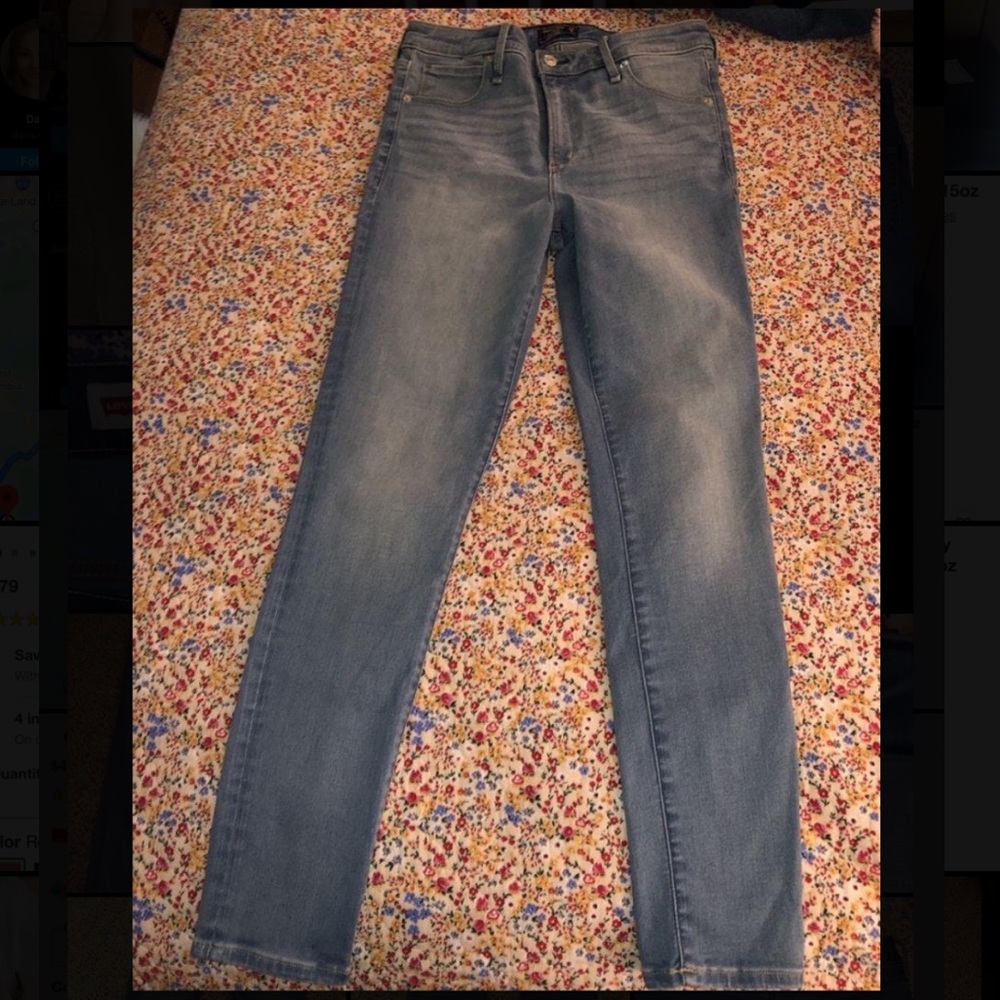 Abercrombie and Fitch High Rise skinny jeans